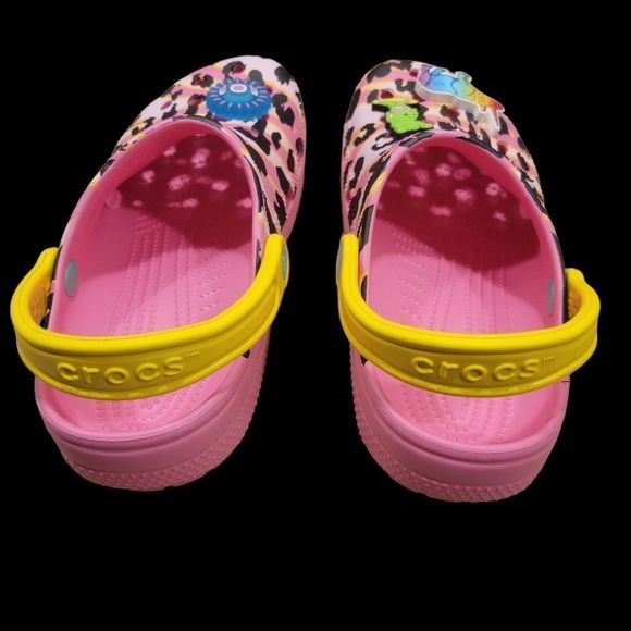 NWT CROCS 🦏Party Animal🐊 Sz-J6 Big Kids Shoes w/Non-Removable J-Bits Charms 1💡Up - Picture 5 of 16